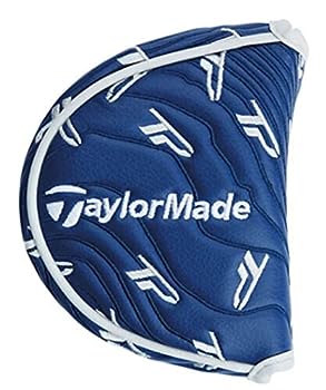 【中古】【輸入品・未使用】TaylorMade ゴルフパターヘッドカバー TP Hydroblast ブルー/ホワイト マレット