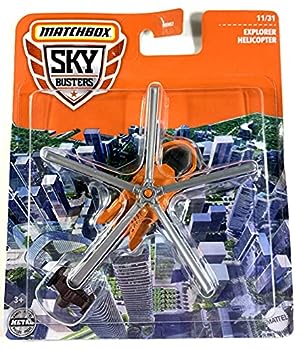 【中古】【輸入品・未使用】Matchbox スカイバスターズ エクスプローラーヘリコプター 11/31