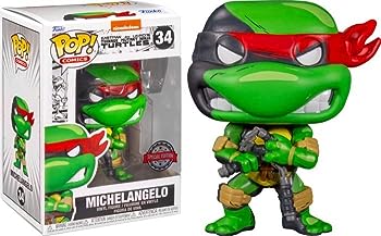 【中古】【輸入品・未使用】Pop! Comics ティーンエイジ・ミュータント・ニンジャ・タートルズ ミケランジェロ プレビュース 限定ビニールフィギュア