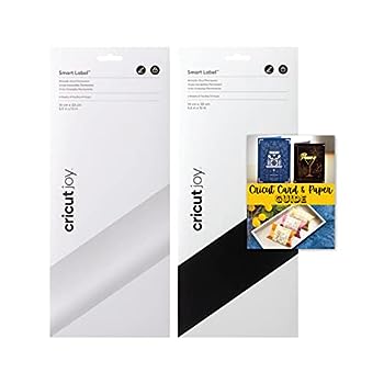 【中古】【輸入品・未使用】Cricut Joy スマートラベル 書き込み可能 ホワイト&ブラック パーマネントビニールバンドル DIYプロジェクト用 ホーム&ウェディングの整理 粘着