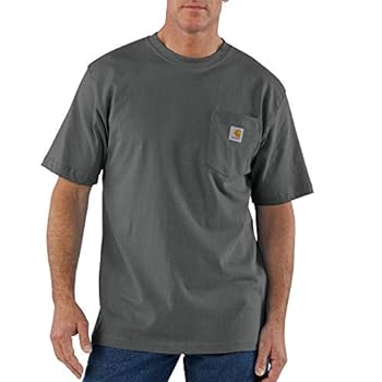 【中古】【輸入品・未使用】Carhartt カーハート ショートスリーブ ポケットTシャツK87 XL　チャコール