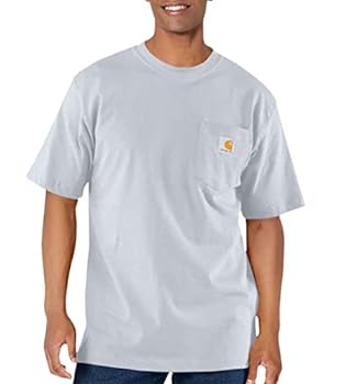 【中古】【輸入品・未使用】Carhartt (カーハート) メンズ K87 ワークウェア 半袖Tシャツ (レギュラーおよびビッグ&トールサイズ) US サイズ: Large カラー: グレー|スカイマーケットプラス