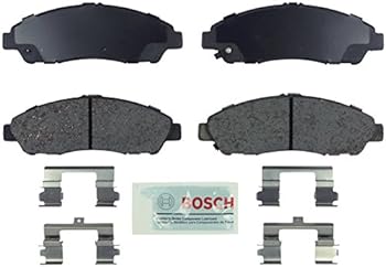 【中古】【輸入品・未使用】Bosch BE1280H ブルーディスクブレーキパッドセット ハードウェア付き アキュラMDX、ZDX、ホンダパイロット車両用 - フロント