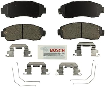 【中古】【輸入品・未使用】Bosch BE1521H ブルーディスクブレーキパッドセット ハードウェア付き ホンダクロスツアー、CR-V、オデッセイ車両 - フロント