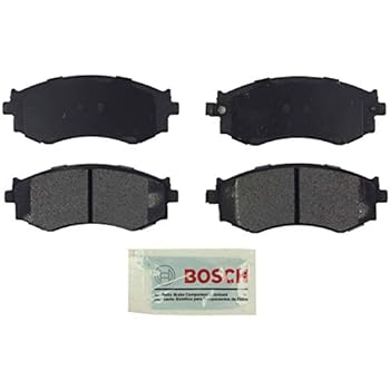 【中古】【輸入品・未使用】BOSCH(ボッシュ) BE485 ブルーディスクブレーキパッドセット インフィニティと日産の特定の車両用ハードウェア付き G20 240SX、Axxess Stanza フ