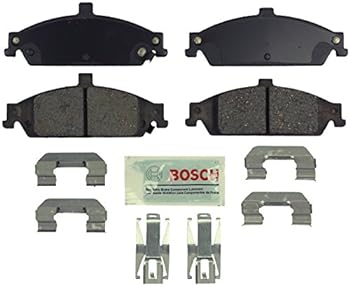 【中古】【インポート品・未当て嵌める】Bosch BE727H ブルーディスクブレーキパッドセット 金具付き添い人 シボレー古典派音楽、マリブ、オールズモビルアレロ、カトラス、ポンティアックグラ