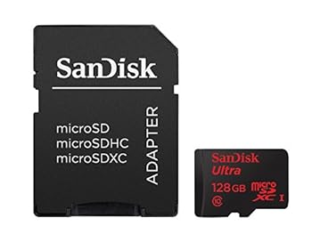 【中古】【輸入品・未使用】サンディスク MicroSDXC 128GB ULTRAシリーズ UHS-1 80MB/s アダプタ付 海外パッケージ SDSQUNC-128G-GN6MA SDSQUNC-128G-GN6MA
