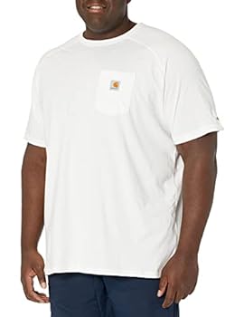 【中古】【輸入品・未使用】Carhartt メンズ ビッグ&トール フォースコットン 半袖Tシャツ リラックスフィット US サイズ: 3X-Large カラー: ホワイト