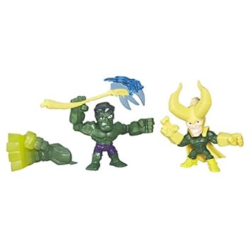 【中古】【輸入品・未使用】Marvel Super Hero Mashers Micro Hulk vs. Loki 2-Pack｜スカイマーケットプラス