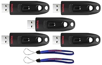 【中古】【輸入品・未使用】SanDisk 16GB (Five Pack) USB 3.0 Flash Ultra Memory Drive SDCZ48-016G-U46 - with (2) Everything But Stromboli (tm) Lanyard