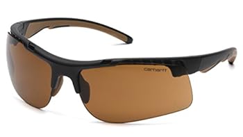 【中古】【輸入品・未使用】Carhartt Rockwood Safety Glasses, Sandstone Bronze Anti-Fog, Frustration-Free Packaging