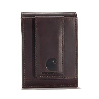 【中古】【輸入品・未使用】Carhartt メンズ フロントポケットウォレット ブラウン ワンサイズ