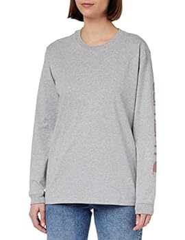 【中古】【輸入品・未使用】Carhartt Women's K231 Workwear Logo Long Sleeve T-Shirt (Regular and Plus Sizes)