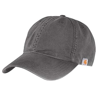 【中古】【輸入品・未使用】(カーハート)CARHARTT カーハート CARHARTT コットン キャンバス キャップ グラベル（グレー） FREE 約56.5-60.5cm（サイズ調整可能）