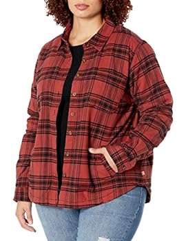 【中古】【輸入品・未使用】Carhartt Women's Plus Size Shirt, Redwood, 3X|スカイマーケットプラス