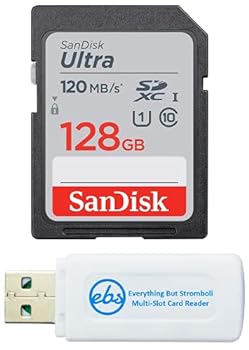 【中古】【輸入品・未使用】SanDisk Ultra SDXC 12GB SD Card for Nikon Compact Camera Works with P950, W150, B600, A1000 Class 10 (SDSDUNR-128G-GN6IN) Bundle with (｜スカイマーケットプラス