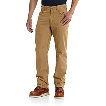 【中古】【輸入品・未使用】Carhartt Men's Big & Tall Rugged Flex Rigby Five Pocket Pant, Hickory, 54 x 32｜スカイマーケットプラス
