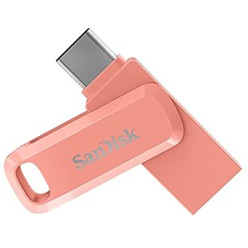【中古】【輸入品・未使用】SanDisk 256GB Ultra Dual Drive Go USB Type-C Flash Drive, Peach - SDDDC3-256G-G46PC｜スカイマーケットプラス