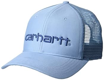 【中古】【輸入品・未使用】[Carhartt] ベースボールキャップ キャンバスメッシュバックロゴグラフィックキャップ。 メンズ アルパインブルー(Alpine Blue) One Size