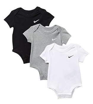 【中古】【輸入品・未使用】Jordan Baby ボディースーツ アソート3枚パック (3ヶ月、ブラック(56F096-023)/グレー/ホワイト)