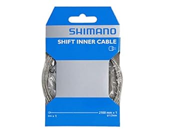 【中古】【輸入品・未使用】2 Pcs Shimano Standard Zinc-coated Derailleur Cable Shift Cable(1.2x2100-mm)