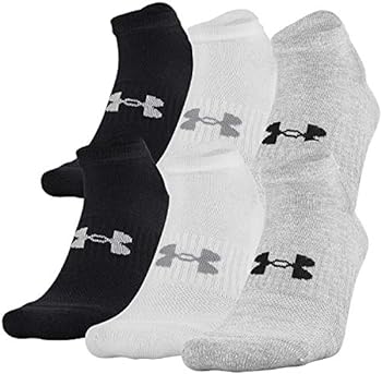 【中古】【インポート品・未当てはめる】Under Armour Training Cotton No Show Socks, 6-Pairs, True Gray Heather Assorted 2, Shoe Size: Mens 8-12, Womens 9-12