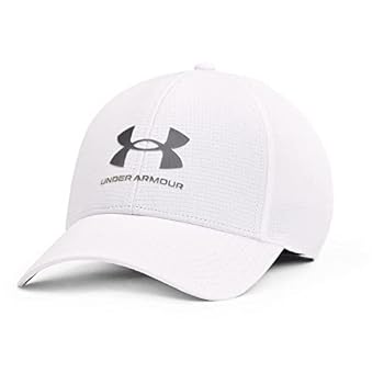 【中古】【インポート品・未当て嵌める】Under Armour メンズ Iso-chill ArmourVent 相応う旗がしら Medium-Large 白いこと