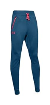【中古】【インポート品・未当て嵌める】Under Armour ボーイズ 優勝旗 テーパードパンツ S 青色 スポーツ・アウトドア-ウィンタースポーツ