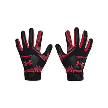 【中古】【インポート品・未当て嵌める】Under Armour Boys\u0027 Clean Up 21 Gloves , Black (007)/White , Youth Medium