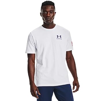 【中古】【輸入品・未使用】Under Armour Men's New Freedom Flag T-Shirt , White (101)/Royal , Large｜スカイマーケットプラス