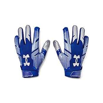 【中古】【輸入品・未使用】Under Armour Boys' F8 Football Gloves , Royal (400)/Metallic Silver , Youth Large|スカイマーケットプラス