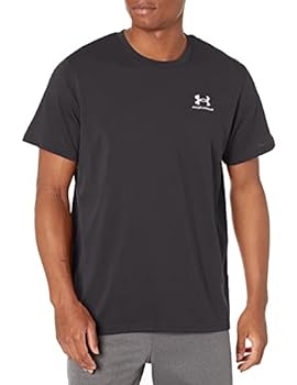 【中古】【輸入品・未使用】[アンダーアーマー] トレーニングT-シャツ UAヘビーウェイト ショートスリーブTシャツ 〈エンブロイダリーロゴ〉 メンズ Black / / White S｜スカイマーケットプラス