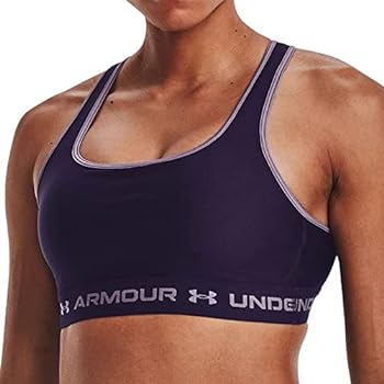 【中古】【輸入品・未使用】Under Armour Cross-Back Mid Bra Purple Switch/Purple Switch/Club Purple XS (US 0-2)
