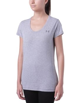 【中古】【輸入品・未使用】女性用Chargedコットン? SassyスクープTシャツトップスby Under Armour Extra Small True Gray Heather