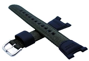 【中古】【輸入品・未使用】純正Casio (イルミネーターシリーズオリーブグリーンナイロン25?mm腕時計strap- 10304188|スカイマーケットプラス