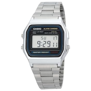【中古】【輸入品・未使用】Casio メンズ クラシック デジタル ステンレススチール ブレスレットウォッチ アラーム ストップウォッチ 自動カレンダー機能 調節可能なクラス