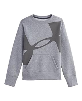 【中古】【輸入品・未使用】Under Armour ガールズ ライバル コットン クルー S グレー