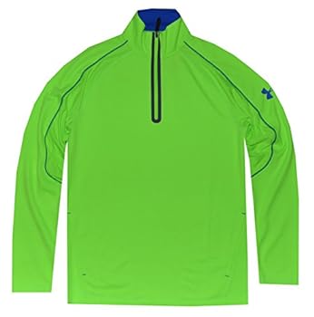 【中古】【インポート品・未当て嵌める】Under Armour Men AllSeason Gear Waffle ? Zip Shirt Jacket (S, Hyper green)