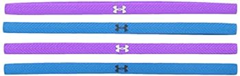 【中古】【輸入品・未使用】Under Armour レディース シェブロン ミニヘッドバンド - 4パック One Size ブルー|スカイマーケットプラス