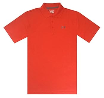 【中古】【輸入品・未使用】Under Armour メンズ UA ゴルフパフォーマンス ロゴ ポロシャツ M レッド|スカイマーケットプラス