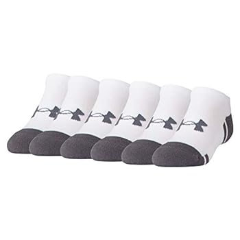 【中古】【輸入品・未使用】Under Armour ユースレジスター3.0 ノーショウソックス 6足組 S ホワイト