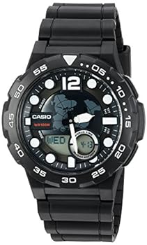【中古】【輸入品・未使用】Casio Men's Black Ana-Digi Dive Style Watch｜スカイマーケットプラス