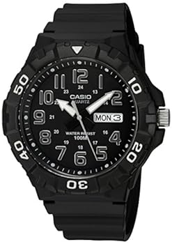 【中古】【輸入品・未使用】Casio Men's Anaglog Date Function Black Sport Watch