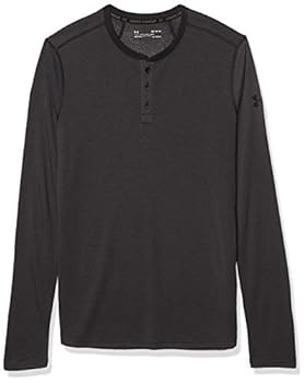 【中古】【輸入品・未使用】Under Armour Men's Armour Threadborne Knit Fitted Henley,Black /Black, Small