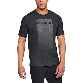【中古】【輸入品・未使用】Under ArmourメンズWordmarkグラデーションTシャツ M グレイ