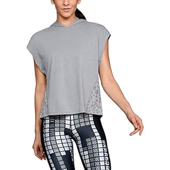 【中古】【輸入品・未使用】Under Armour レディース エッセンシャル バーンアウトパーカー X-Large グレイ