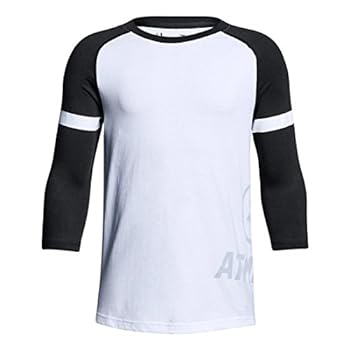 【中古】【輸入品・未使用】Under Armour ボーイズ MVP パワースリーブ Tシャツ X-Small / 7 Big Kids ホワイト