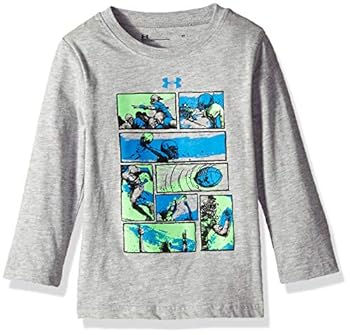 【中古】【輸入品・未使用】Under Armour ボーイズ 長袖 グラフィックTシャツ US サイズ: 4