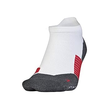 【中古】【インポート品・未当てはめる】Under Armour Adult Armourgrip No Show Socks with Tab, 1 Pair, White/red, Large