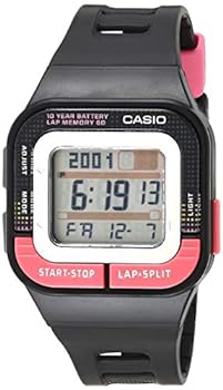 【中古】【輸入品・未使用】Casio Girl's 'Runner' Quartz Resin Running Watch, Color Black (Model: SDB-100-1BCF)